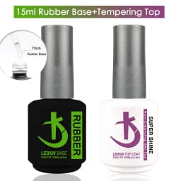 KODI JYJ Latest Strong Base and Top Coat Gel Polish 15ml Thick UV Rubber Base Varnish Hybrid Nail Art Semipermanent Nail Polish