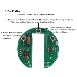 jingyuqin Remote Car Key 868/315/433mhz For BMW Mini Cooper S ONE D CLUBMAN COUNTRYMAN KR55WK49333