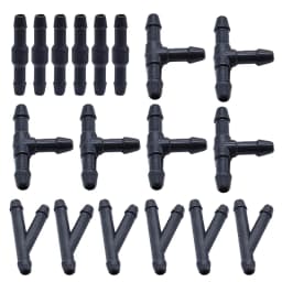 Car Wiper Spray Pipe Joint T Y I Type Windshield Washer Pipe Nozzle Wiper Cleaning Water Hose Tube Joint Car Accessories