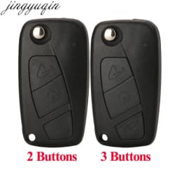 Jingyuqin 2 3 Buttons Remote Car Key Case Shell For Fiat Ducato Iveco Citroen Relay Peugeot Boxer 2006 2007 2008 SIP22 Fob