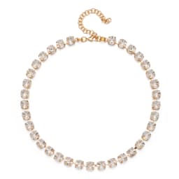 8mm Crystal Colorful Claw Setting Necklace For Women Winter Sweater Choker Accessory Diiamond Jewelry