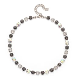 8mm Crystal Colorful Claw Setting Necklace For Women Winter Sweater Choker Accessory Diiamond Jewelry