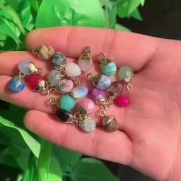 14x8mm Faceted Natural Stone Charm Pendant Agate Jade Quartz Women Jewelry Making for DIY Necklace Accessories 1pcs