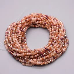 New Color Morgan Jades 2mm Crystal Rondelle Faceted Crystal Glass Beads Round Loose Spacer Beads for Jewelry Making DIY