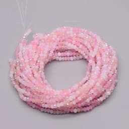 New Color Morgan Jades 2mm Crystal Rondelle Faceted Crystal Glass Beads Round Loose Spacer Beads for Jewelry Making DIY