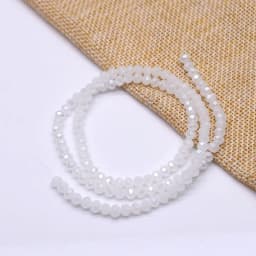 New Color Morgan Jades 2mm Crystal Rondelle Faceted Crystal Glass Beads Round Loose Spacer Beads for Jewelry Making DIY