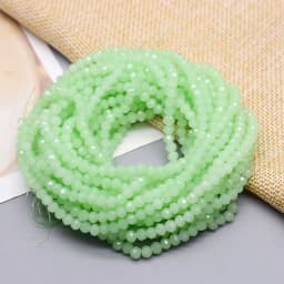 New Color Morgan Jades 2mm Crystal Rondelle Faceted Crystal Glass Beads Round Loose Spacer Beads for Jewelry Making DIY
