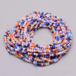 New Color Morgan Jades 2mm Crystal Rondelle Faceted Crystal Glass Beads Round Loose Spacer Beads for Jewelry Making DIY