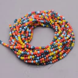 New Color Morgan Jades 2mm Crystal Rondelle Faceted Crystal Glass Beads Round Loose Spacer Beads for Jewelry Making DIY