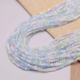 New Color Morgan Jades 2mm Crystal Rondelle Faceted Crystal Glass Beads Round Loose Spacer Beads for Jewelry Making DIY