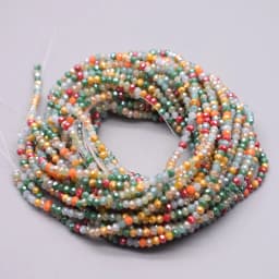 New Color Morgan Jades 2mm Crystal Rondelle Faceted Crystal Glass Beads Round Loose Spacer Beads for Jewelry Making DIY