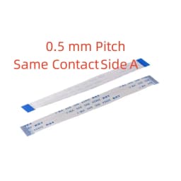 5 Pcs Flexible Flat Cable FFC FPC Jumper 0.5 MM Same 40 42 45 50 51 60 64 68 80 Pin Forward Reverse Side AWM 20624 80C 60V VW-1