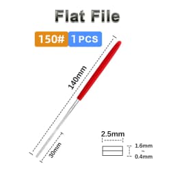 150-600# 3*140mm Diamond Files for Metal Jeweler Stone Polishing Wood Carving Craft Double-cut Plating Needle File Hand Tools