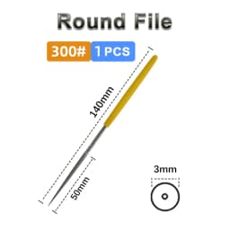 150-600# 3*140mm Diamond Files for Metal Jeweler Stone Polishing Wood Carving Craft Double-cut Plating Needle File Hand Tools