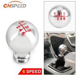 CNSPEED 5/6/10 Speed Gear Shift Knob Aluminum Universal Car Manual Automatic Gears Level Knobs Shifter Lever M8 M10 M12 Adapter