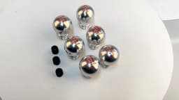 CNSPEED 5/6/10 Speed Gear Shift Knob Aluminum Universal Car Manual Automatic Gears Level Knobs Shifter Lever M8 M10 M12 Adapter