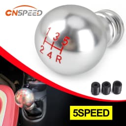 CNSPEED 5/6/10 Speed Gear Shift Knob Aluminum Universal Car Manual Automatic Gears Level Knobs Shifter Lever M8 M10 M12 Adapter