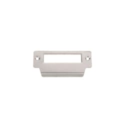 4 Inch Stainless Steel Plated Strike Plate for Wood / Metal Door Jamb, Latch Strike Door Reinforcement Plate Hasp Latch Lock