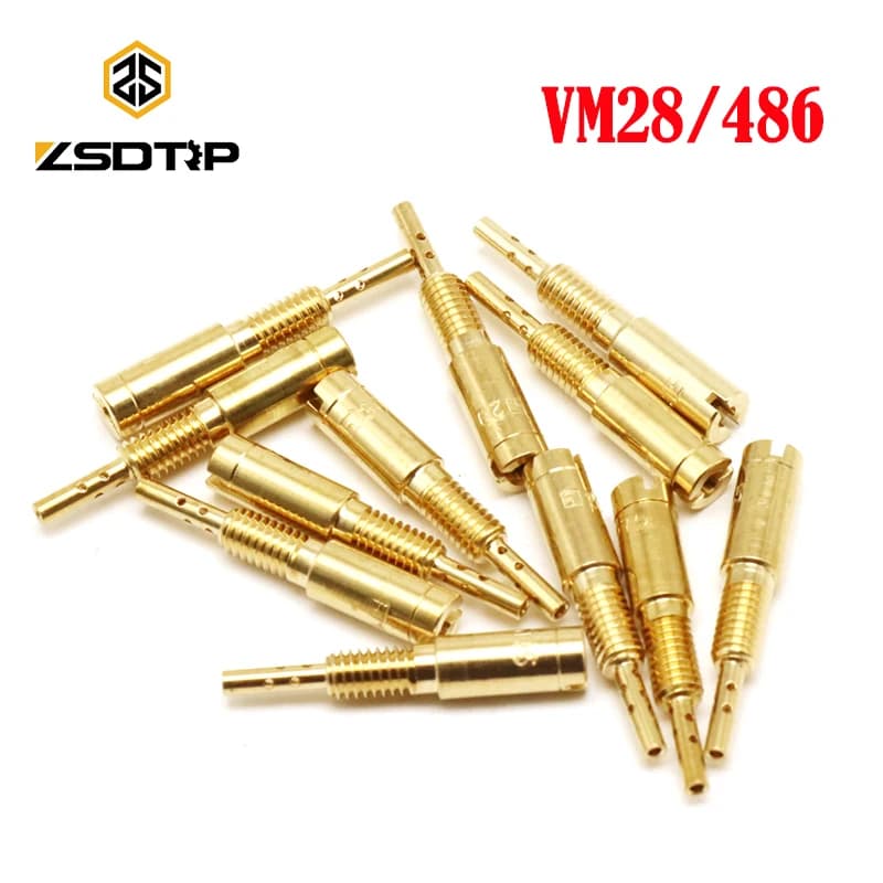 ZSDTRP 12pcs Mikuni Carburetor Pilot Jets Slow Jet For Mikuni HS40 HSR42/45/48 RS34-RS40 TM33 TM36 TM40 VM28/486