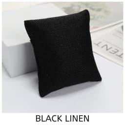 5 Colors Beige Black Grey Fabric Pillow For Watch Bangle Bracelet Display Holder Gift Jewelry Cushion DIY Accessories Wholesale