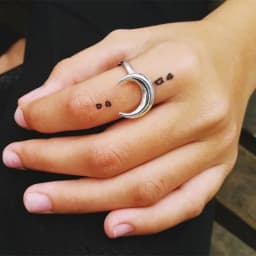 Simple Moon Ring Silver Color Finger Rings for Women Girl Fashion Party Jewelry Accessories Female Bijoux Gifts for Herwholesale