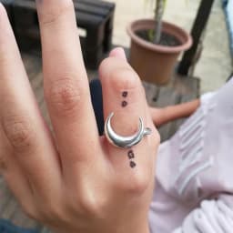 Simple Moon Ring Silver Color Finger Rings for Women Girl Fashion Party Jewelry Accessories Female Bijoux Gifts for Herwholesale