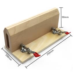 QJH DIY Leather Stitching Sewing Wood Clamp Horizontal Leather Retaining Clip Table Desktop Leather Tool Portable Horse Clamp