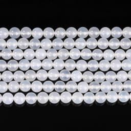 7A Top Quality Natural White Agate Beads Round Loose Spacer Onyx Bead For Jewelry Making DIY Charm Bracelets Necklace Accessory