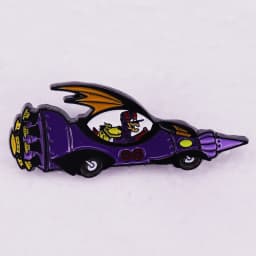 Wacky Races Lapel Pins Anime Figure Cartoon Crazy Cars mini Badge Purple Brooch Jewelry Ornament Kids Friends Gifts