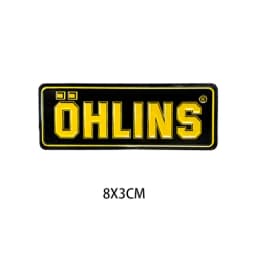 Motorcycle Shock Absorber Sunscreen Transparent Decorative Decal Shock Absorber Waterproof for Ohlins Sticker Logo
