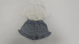MILANCEL Girls Shorts Summer Kids Clothes Ruffle Trousers Elastic Waist Solid Cotton