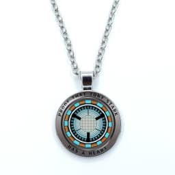 New Arrival Necklace Jewelry Proof That Tony Stark Has A Heart Glass Cabochon Pendant Chain Necklace Men Women Birthday Gift