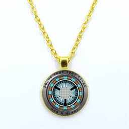 New Arrival Necklace Jewelry Proof That Tony Stark Has A Heart Glass Cabochon Pendant Chain Necklace Men Women Birthday Gift