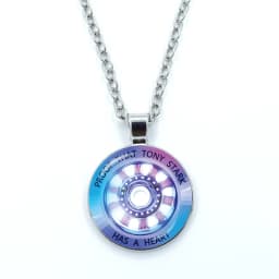 New Arrival Necklace Jewelry Proof That Tony Stark Has A Heart Glass Cabochon Pendant Chain Necklace Men Women Birthday Gift