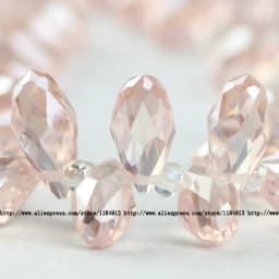 6*12mm 50pcs Briolette Pendant Waterdrop Austrian crystal beads Teardrop glass beads for jewelry making bracelet DIY Accessories