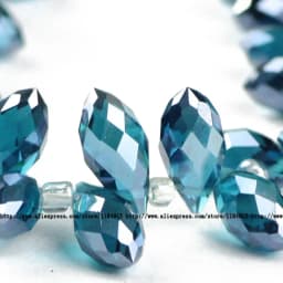 6*12mm 50pcs Briolette Pendant Waterdrop Austrian crystal beads Teardrop glass beads for jewelry making bracelet DIY Accessories
