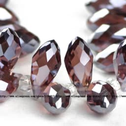 6*12mm 50pcs Briolette Pendant Waterdrop Austrian crystal beads Teardrop glass beads for jewelry making bracelet DIY Accessories