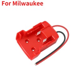 DIY Battery Adapter For Makita/Bosch/Milwaukee/Dewalt 18V Battery Adapter Power Connector DIY Adapter Dock Holder 14 Awg Wires