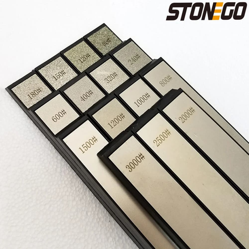 STONEGO Diamond Whetstone, Kitchen Knife Edge Sharpener Replacement Grinding Stone ,Sharpening System Diamond Stone