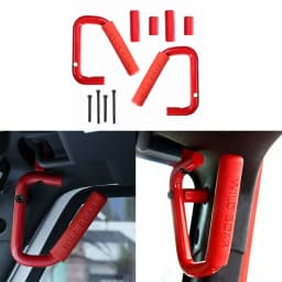 Rear & Front Grab Bar Steel Grab Handles FOR 2007 2008 2009 2010 2011 2012 2013 2014 2015 2016 2017 2018 Jeep Wrangler JK 4 Door
