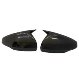 Rear View Mirror Cover For Volkswagen For VW Polo Mk6 AW GTI 2018-2021 OX Horn Car Caps Shell Trim Carbon Fiber Look Exterior