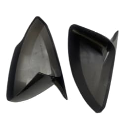 Rear View Mirror Cover For Volkswagen For VW Polo Mk6 AW GTI 2018-2021 OX Horn Car Caps Shell Trim Carbon Fiber Look Exterior