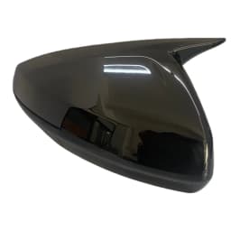Rear View Mirror Cover For Volkswagen For VW Polo Mk6 AW GTI 2018-2021 OX Horn Car Caps Shell Trim Carbon Fiber Look Exterior