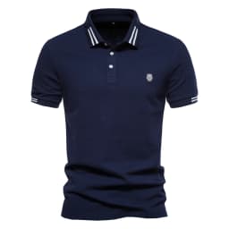 AIOPEON Brand 100% Cotton Men's Polo Shirts Casual Solid Color Short Sleeve Polo Shirts for Men New Summer Desinger Clothing Men