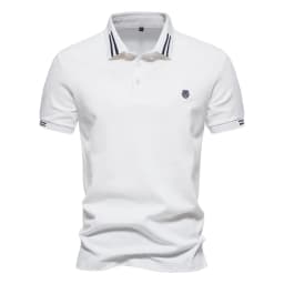 AIOPEON Brand 100% Cotton Men's Polo Shirts Casual Solid Color Short Sleeve Polo Shirts for Men New Summer Desinger Clothing Men