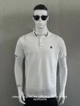 AIOPEON Brand 100% Cotton Men's Polo Shirts Casual Solid Color Short Sleeve Polo Shirts for Men New Summer Desinger Clothing Men