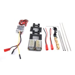 180 Motors Strong Magnetic Motor 5A X2 Brushed ESC 3V-9V Kit 15cm Drive Shaft+CW CCW D30 Propeller+2~2mm Couplings for RC Boats