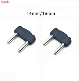 10PCS 3mm Short Circuit Plug RCA Audio and Video Wiring Board Banana Plug 14mm 18mm Spacing 2-Pin Connection Plug