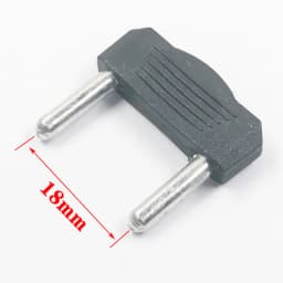 10PCS 3mm Short Circuit Plug RCA Audio and Video Wiring Board Banana Plug 14mm 18mm Spacing 2-Pin Connection Plug