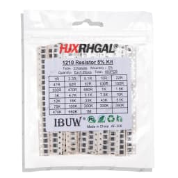 10/20/33/60/80 Values SMD Resistor Kit Assorted Kit 10ohm-1M ohm 5% 1% Sample Kit 0402 0805 0603 1206 2512 1210